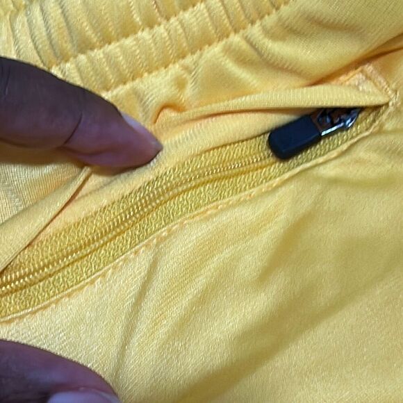 Kappa 6 Youth Sneek Man Track Stripe Logo Joggers Sweatpants Yellow Streetwear - Picture 13 of 13